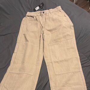 Men's Beige Cargo Pants